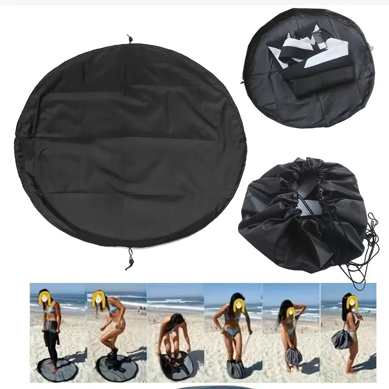 Portable Beach Changing Mat & Wet Dry Storage Bag for Wetsuits and Swimwear