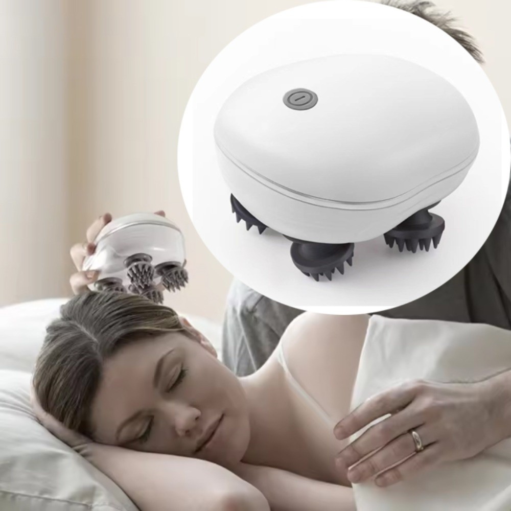 Ultimate Waterproof Electric Scalp Massager for Stress Relief and Hair Growth