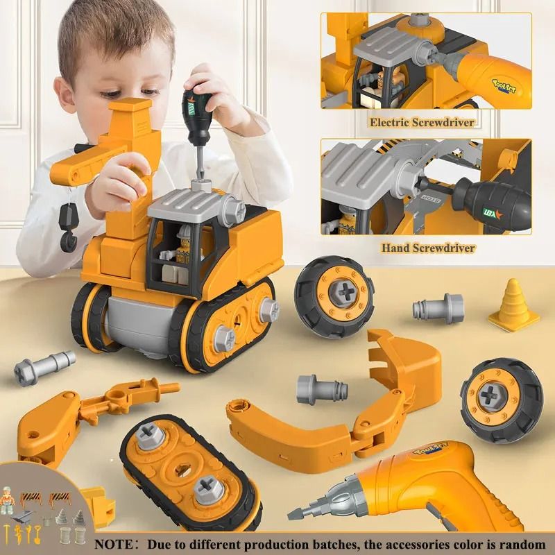 Kids Electric Drill Tool Set Engineering Building Toy for Children