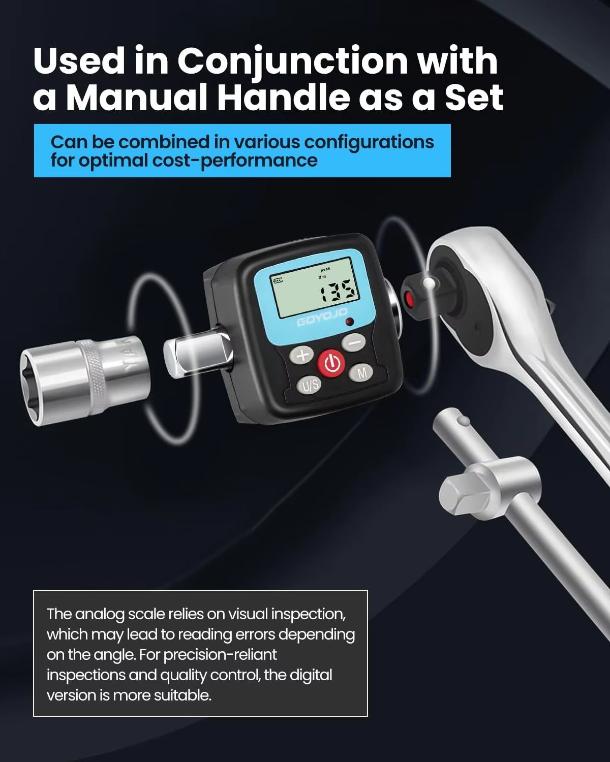 Digital Torque Wrench Set – Professional 1/4