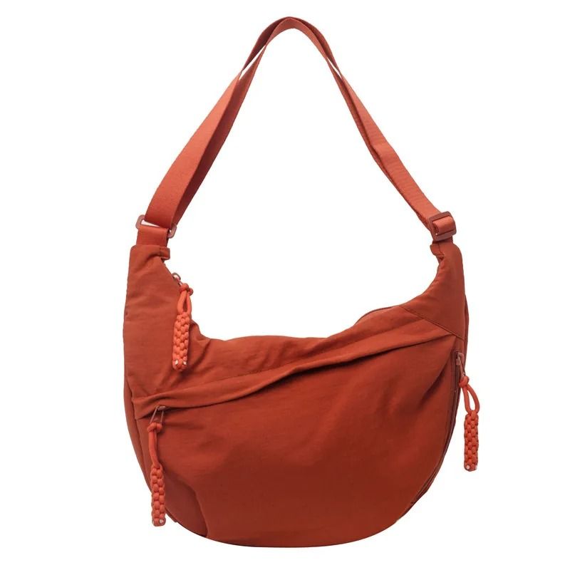 Leisure Crossbody Hobo Bag Large Capacity Nylon Shoulder Bag
