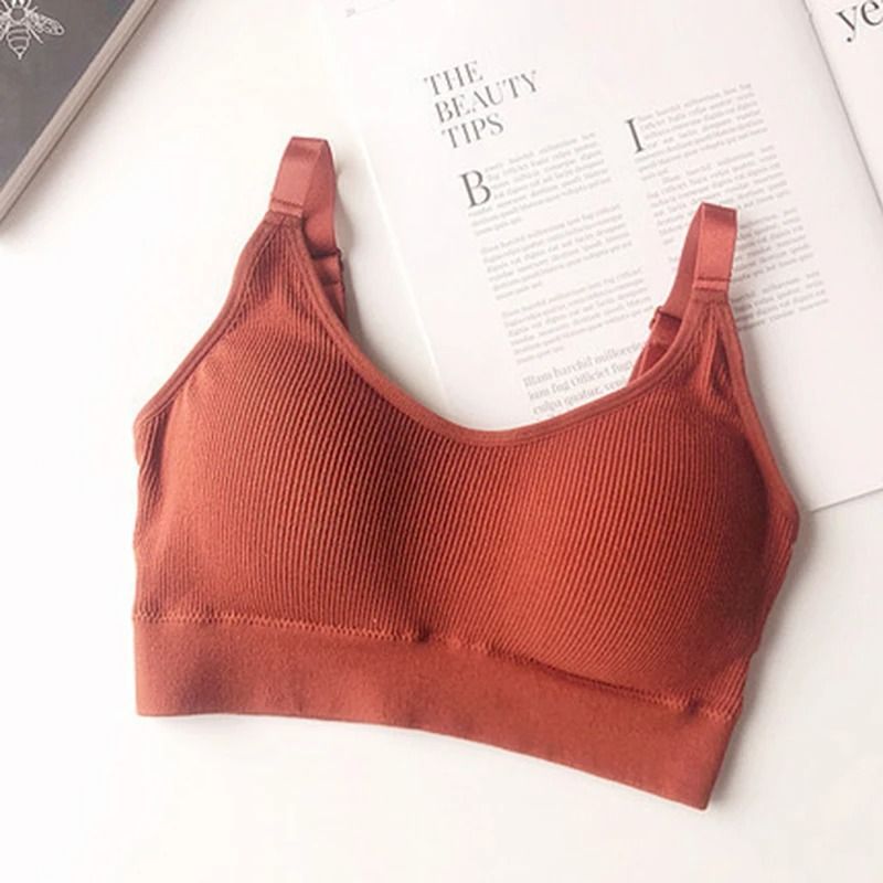 Seamless Athletic Crop Top Bralette