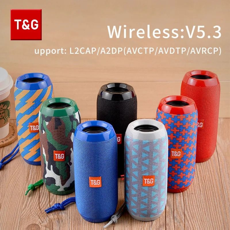T G TG117 Portable Bluetooth Speaker Waterproof Outdoor Stereo Sound Box