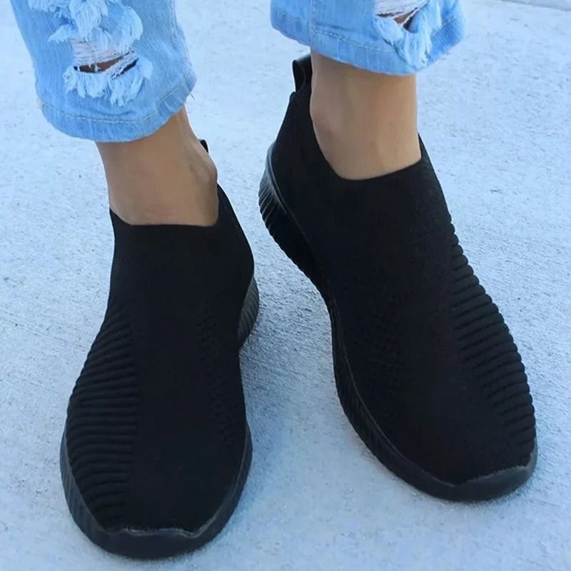 Women Slip On Sneakers Casual Lightweight Walking Shoes