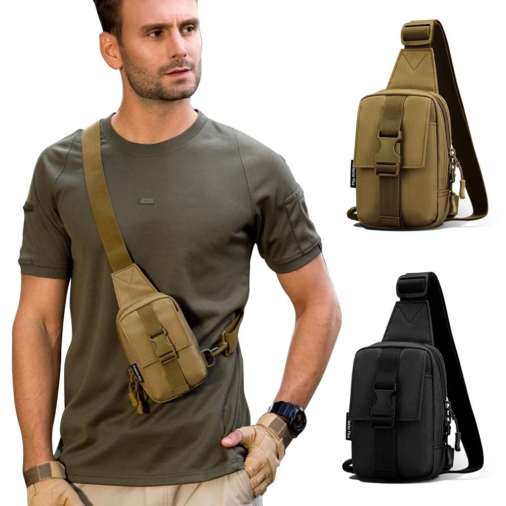 Tactical Chest Bag Crossbody Pack for Outdoor Use