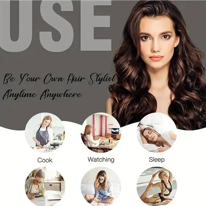 Heatless Curling Headband Hair Curler