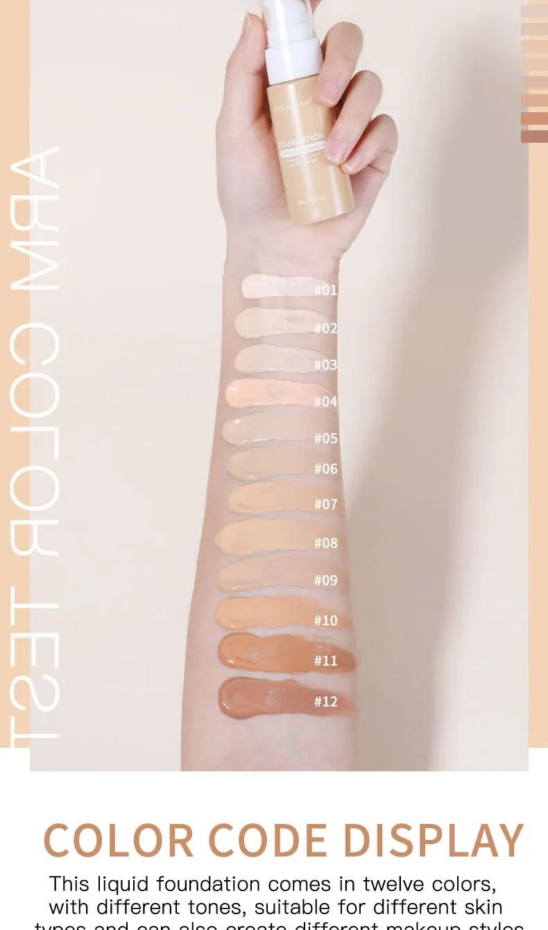 Liquid Foundation Effective Concealer Professional Cosmetics