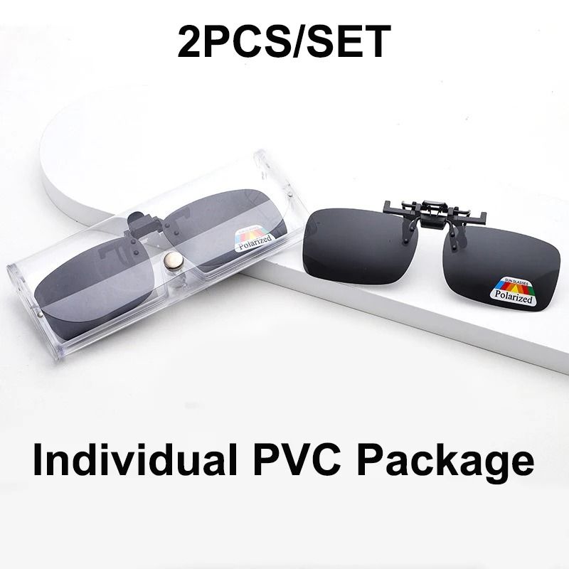 Polarized Clip On Sunglasses for Myopia Glasses