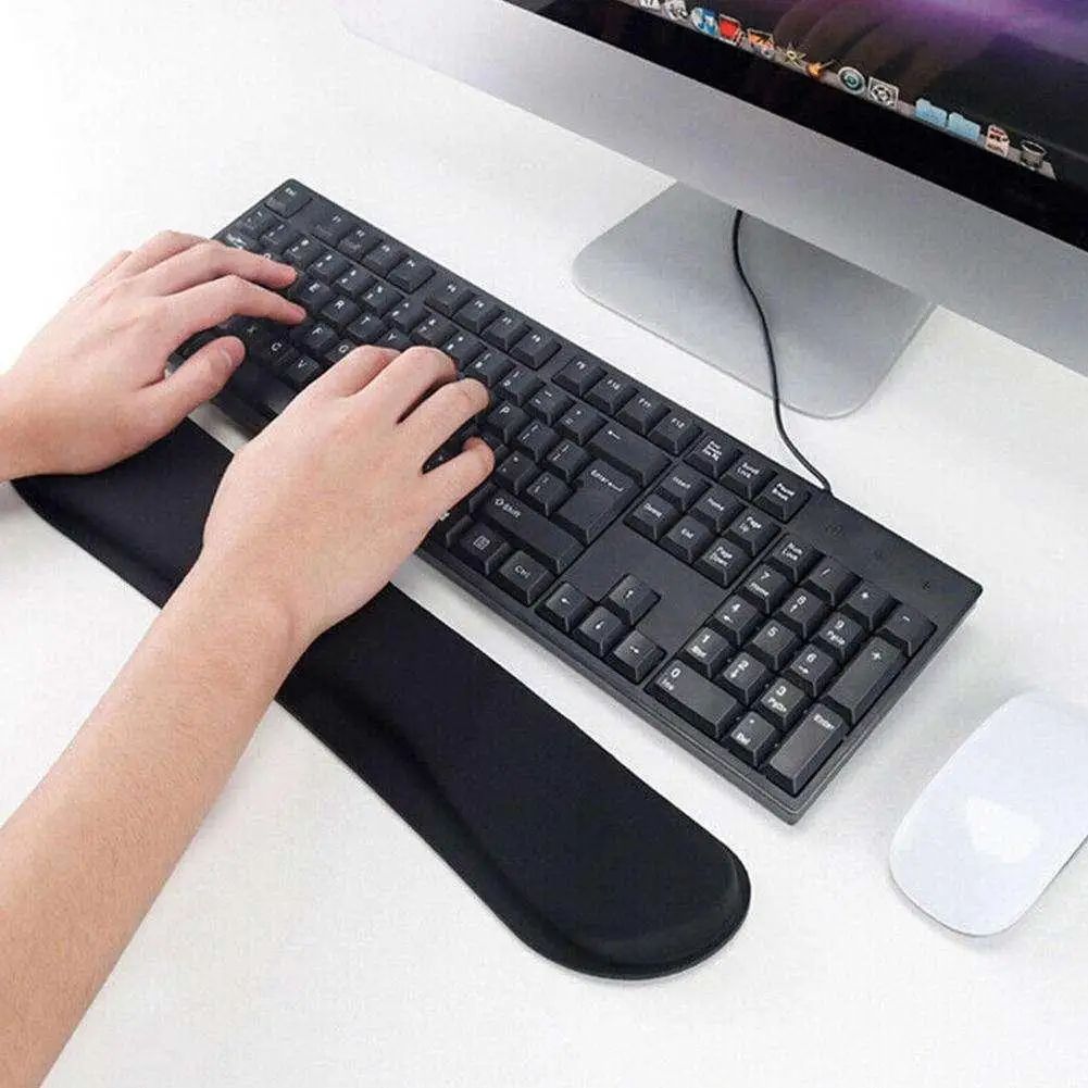 ErgoSoft Memory Foam Keyboard Wrist Rest & Non-Slip Mouse Support Pad