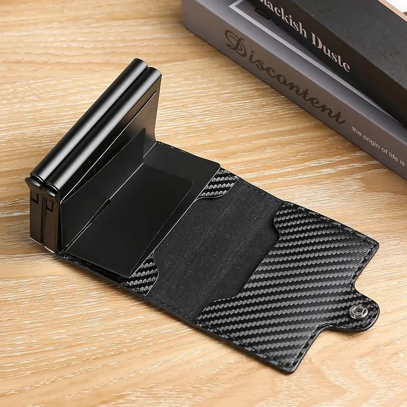 RFID Blocking Carbon Fiber Card Holder Wallet