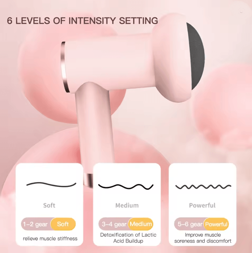 Electric Deep Tissue Massage Hammer for Muscle Relief and Slimming Support