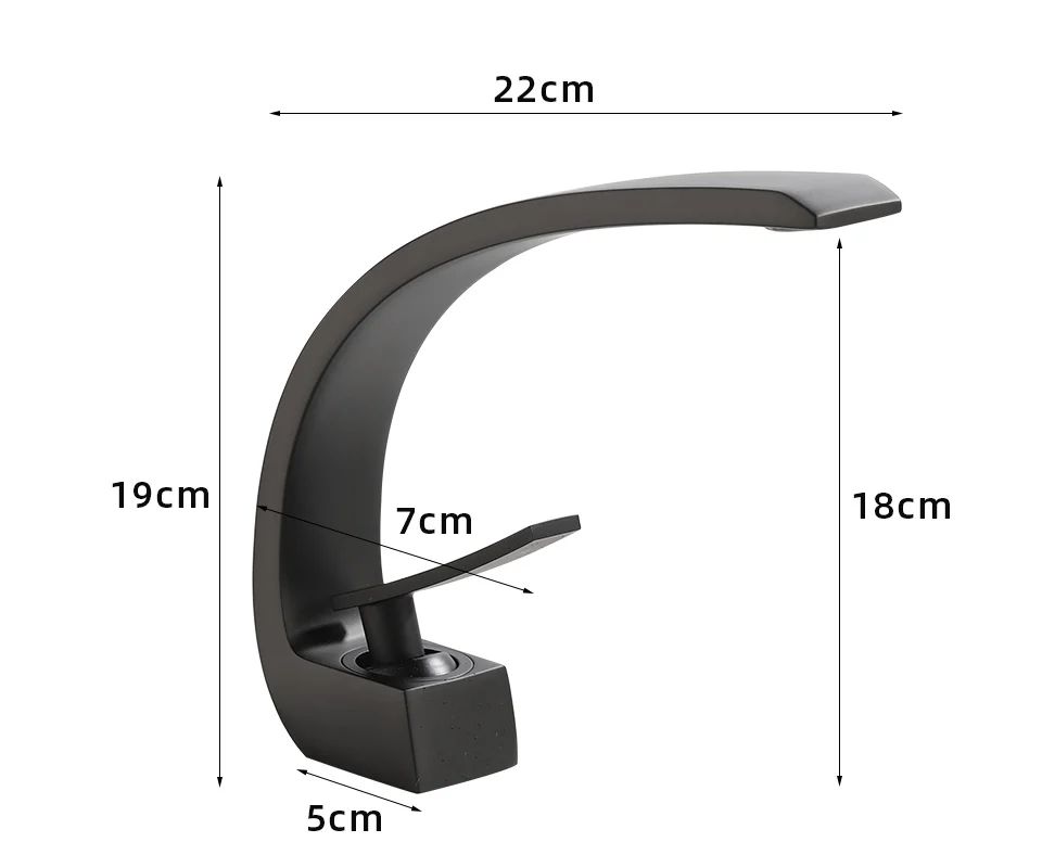 Modern Waterfall Basin Faucet
