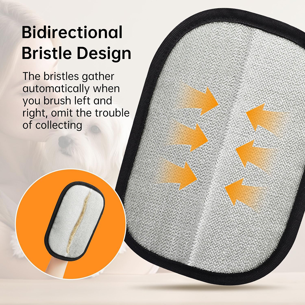 Electrostatic Pet Hair Removal Gloves, Reusable Magic Brush, Dog and Cat Hair Remover Tool, for Laundry, Couch, Carpet