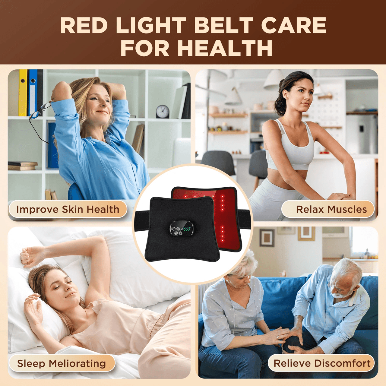 ThermaKnee Infra-Red Thermal Massager Brace