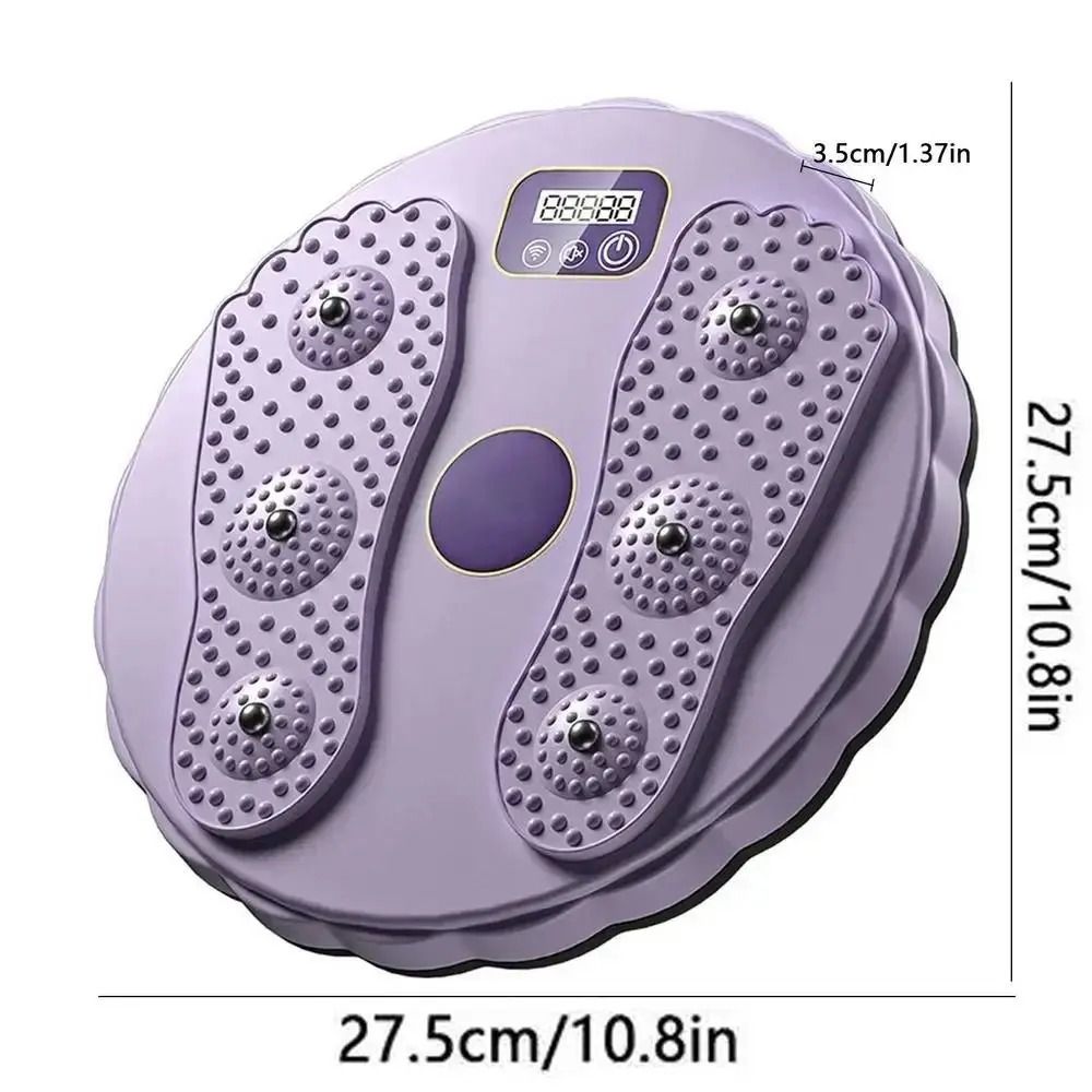 Electronic LCD Twisting Waist Disc with Foot Massage