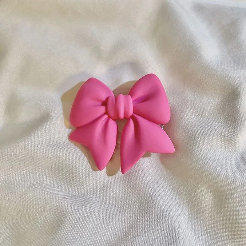 Plain Macaron Bow Knot Universal Phone Grip and Stand