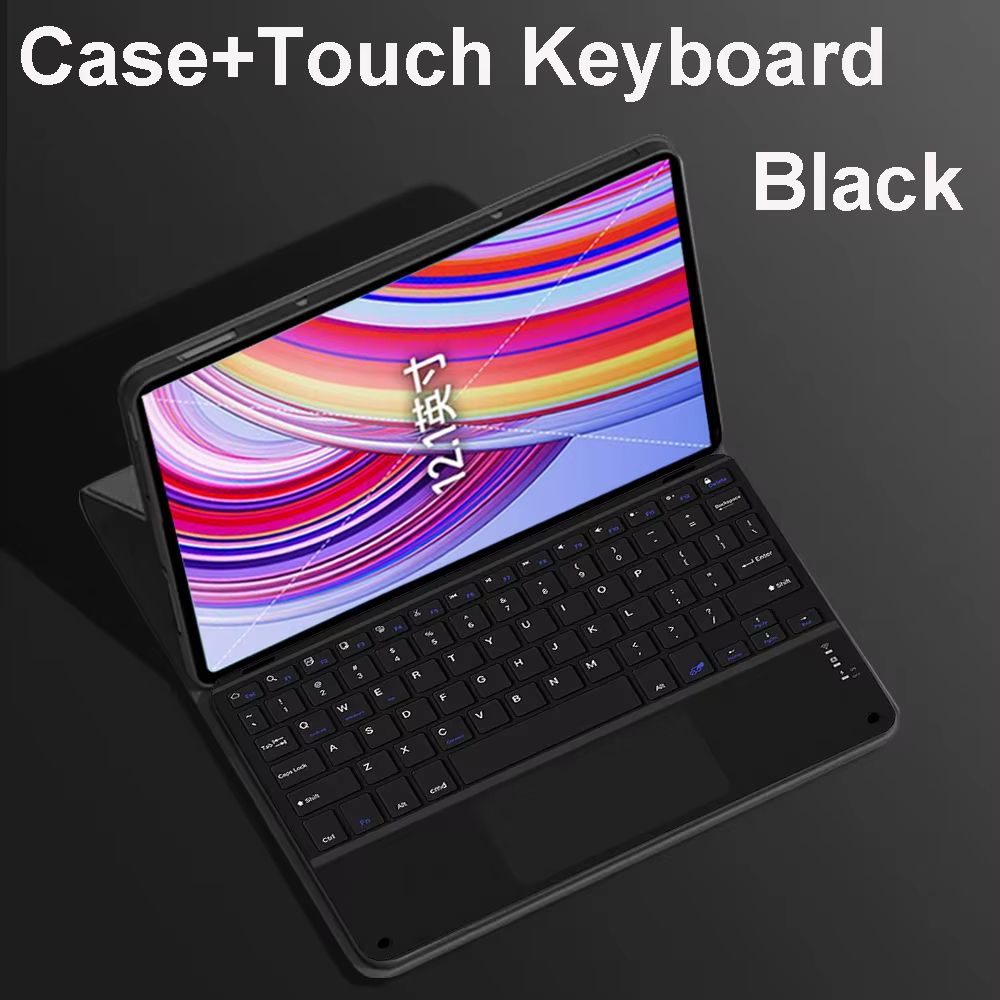 Xiaomi Redmi Pad Pro 12.1 Inch Case with Keyboard – Slim Protective Cover with Detachable Wireless Keyboard & Stand