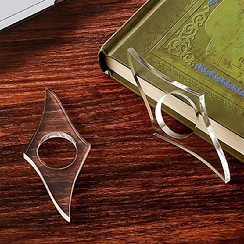 Multi-Function Acrylic Thumb Book Support Page Holder Convenient Bookmark School Office Supplies Book Thumb Holder