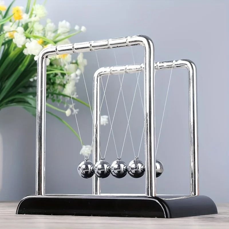 Modern Newton Cradle Metal Balance Balls Desk Toy