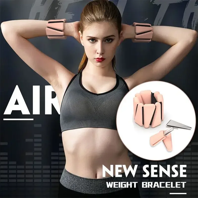 Wrist Weights Yoga Fitness Exercise Triangle Silicone Adjustable Ankle Wrist Protector Weight Bracele Jogging Wristband