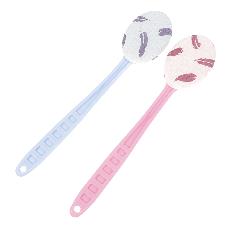Long Handle Bath Brush Body Wash, Shower Detergent Sponge Applicator Back Brush, Skin Massage Care Bath Wash
