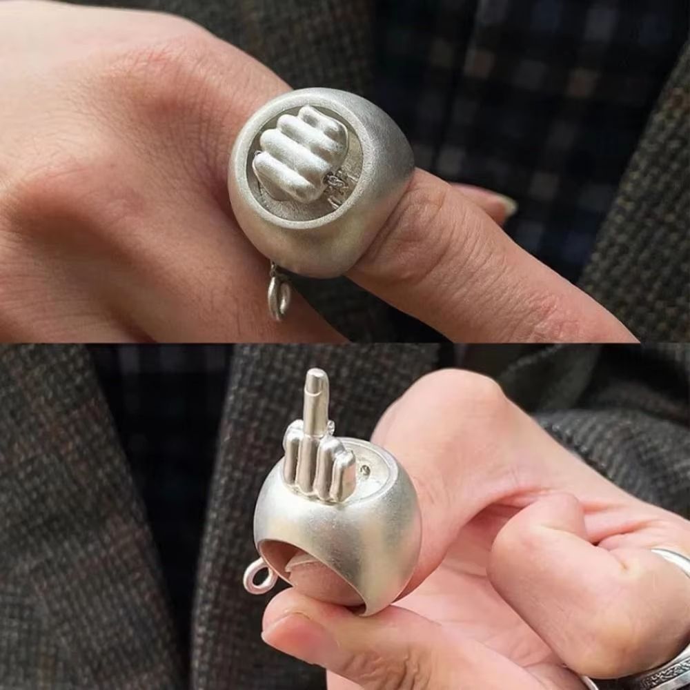 SpinFreak Prank Finger Spinner Ring – Retro Pop-Up & Stress Relief Ring