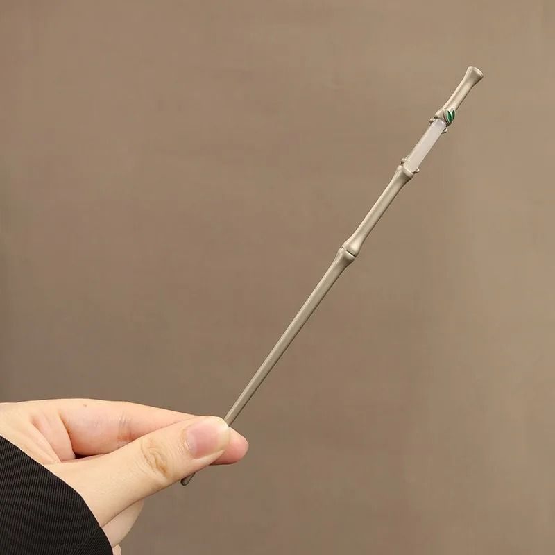 Bamboo Knot Hairpin – Elegant Retro Imitation Jade Style Hair Accessory