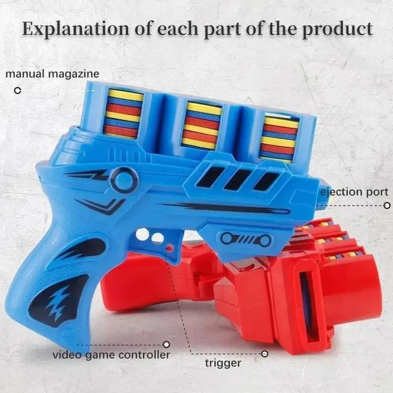 Youngsters UFO Launcher with Soft EVA Bullets