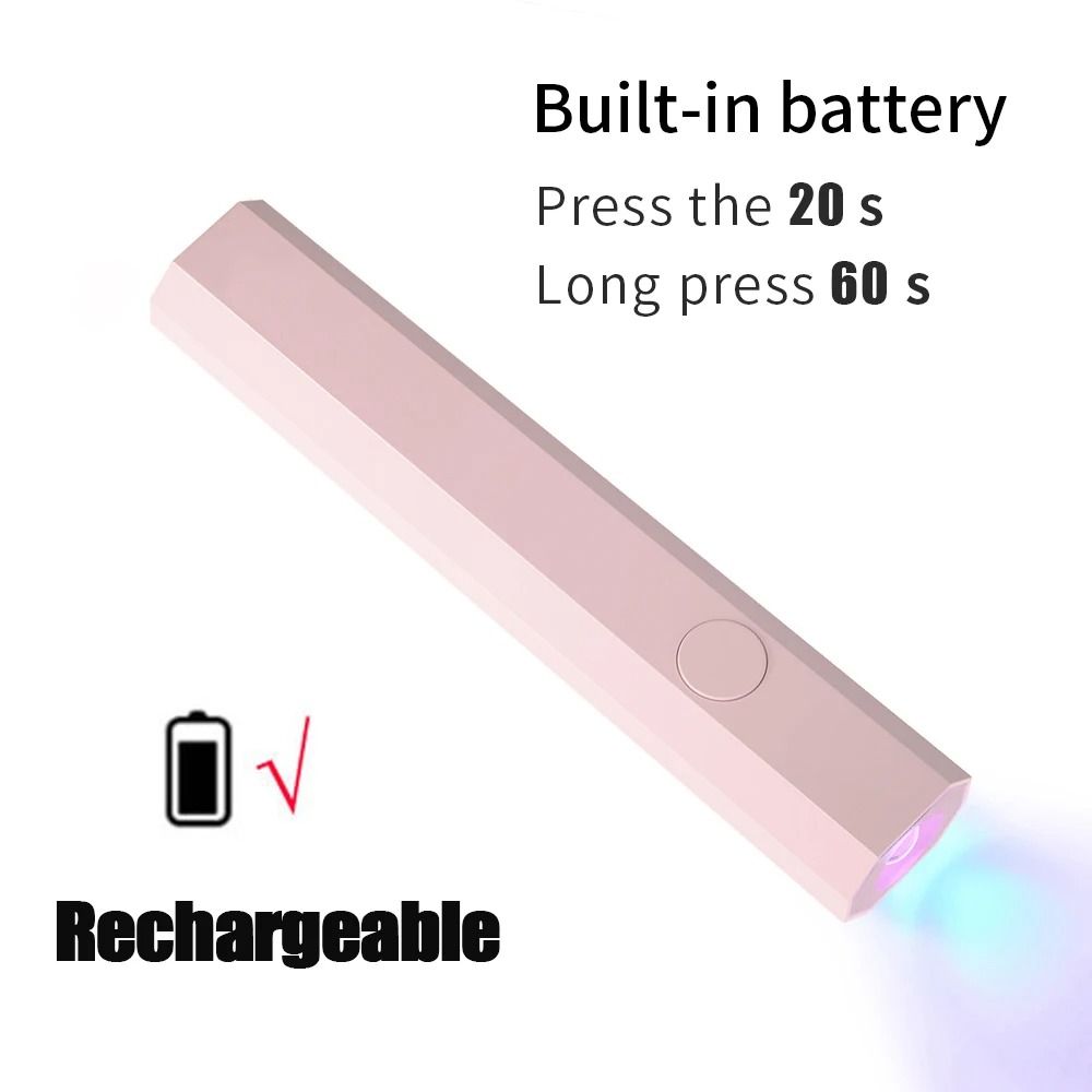 YIKOOLIN Handheld USB Mini UV LED Nail Lamp