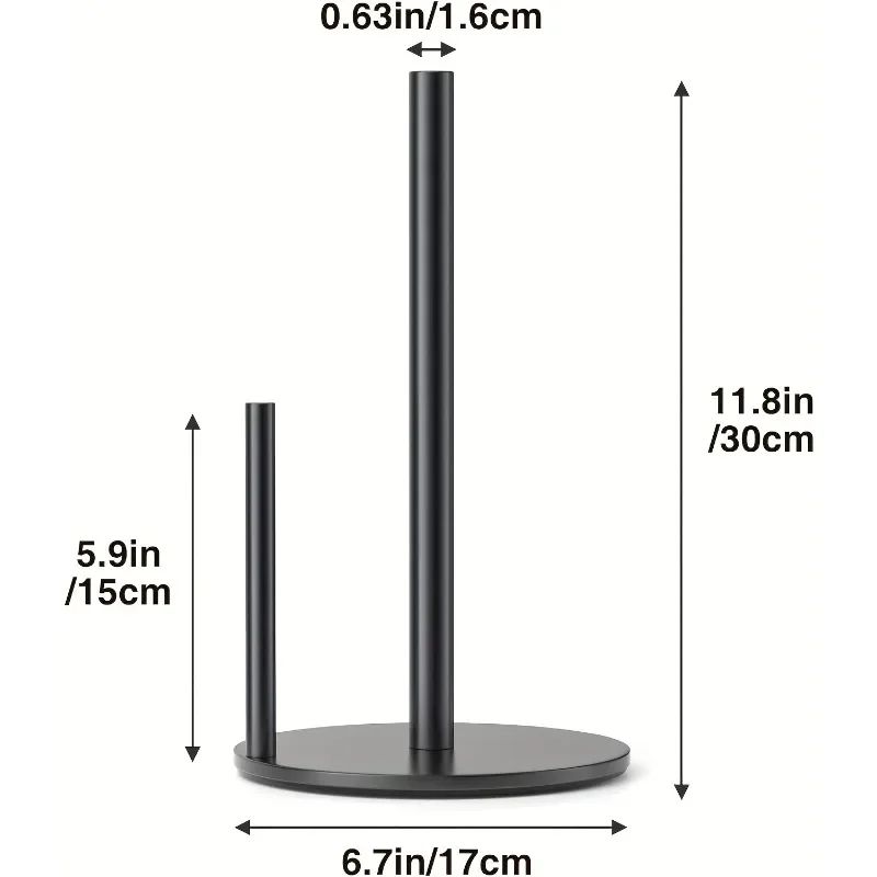 Stainless Steel Countertop Paper Towel Holder