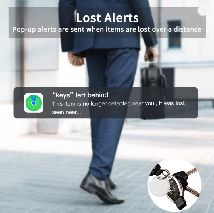 Bluetooth GPS Tracker Compatible with iPhone Find My App Key and Item Finder