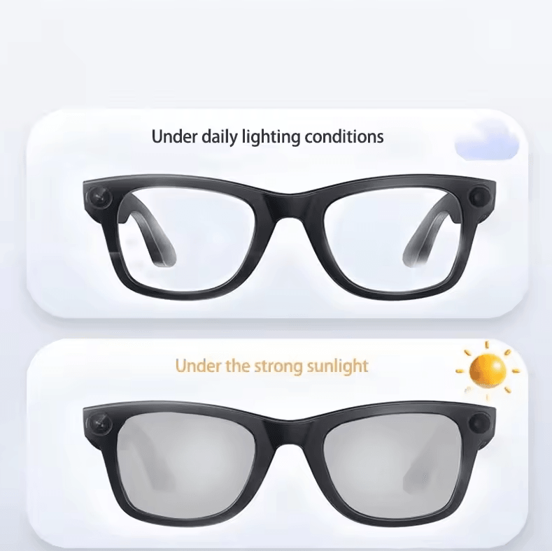NeoVision 4K AI Smart Camera Glasses with Bluetooth Calling & Real-Time Translation