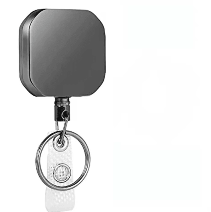 Retractable Anti-Lost Keychain with Easy Pull Buckle Durable Belt Clip Badge Reel