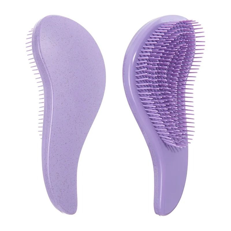 Magic Detangling Hairbrush Soft Wheat Straw Scalp Massage Anti Static Grooming Comb