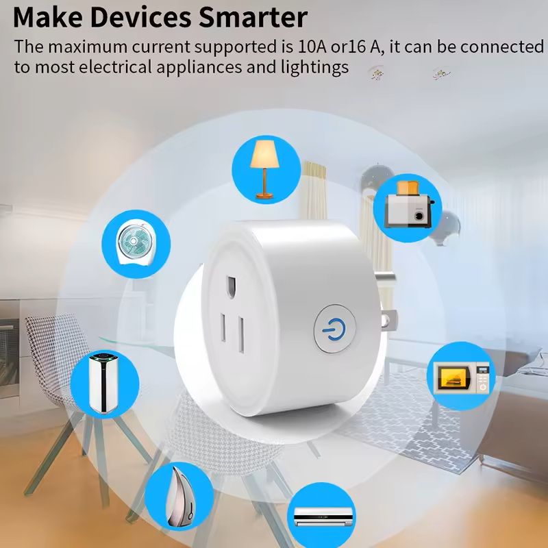 WiFi Smart Plug – Voice-Controlled Outlet with Alexa and Google Assistant Compatibility