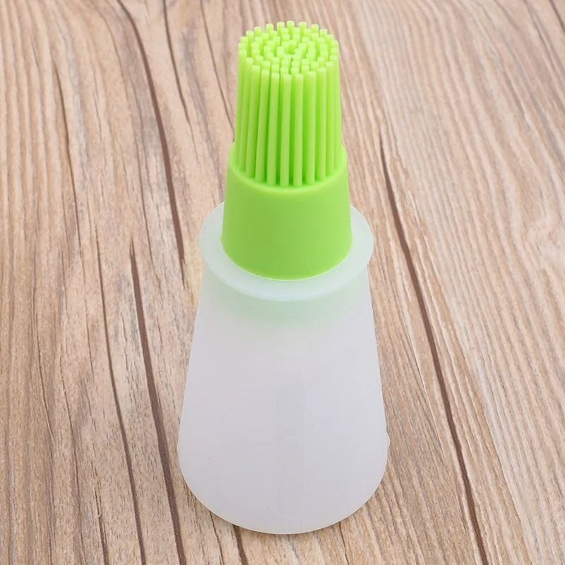High-Temperature Silicone Oil Bottle Brush – Precision BBQ & Baking Dispenser
