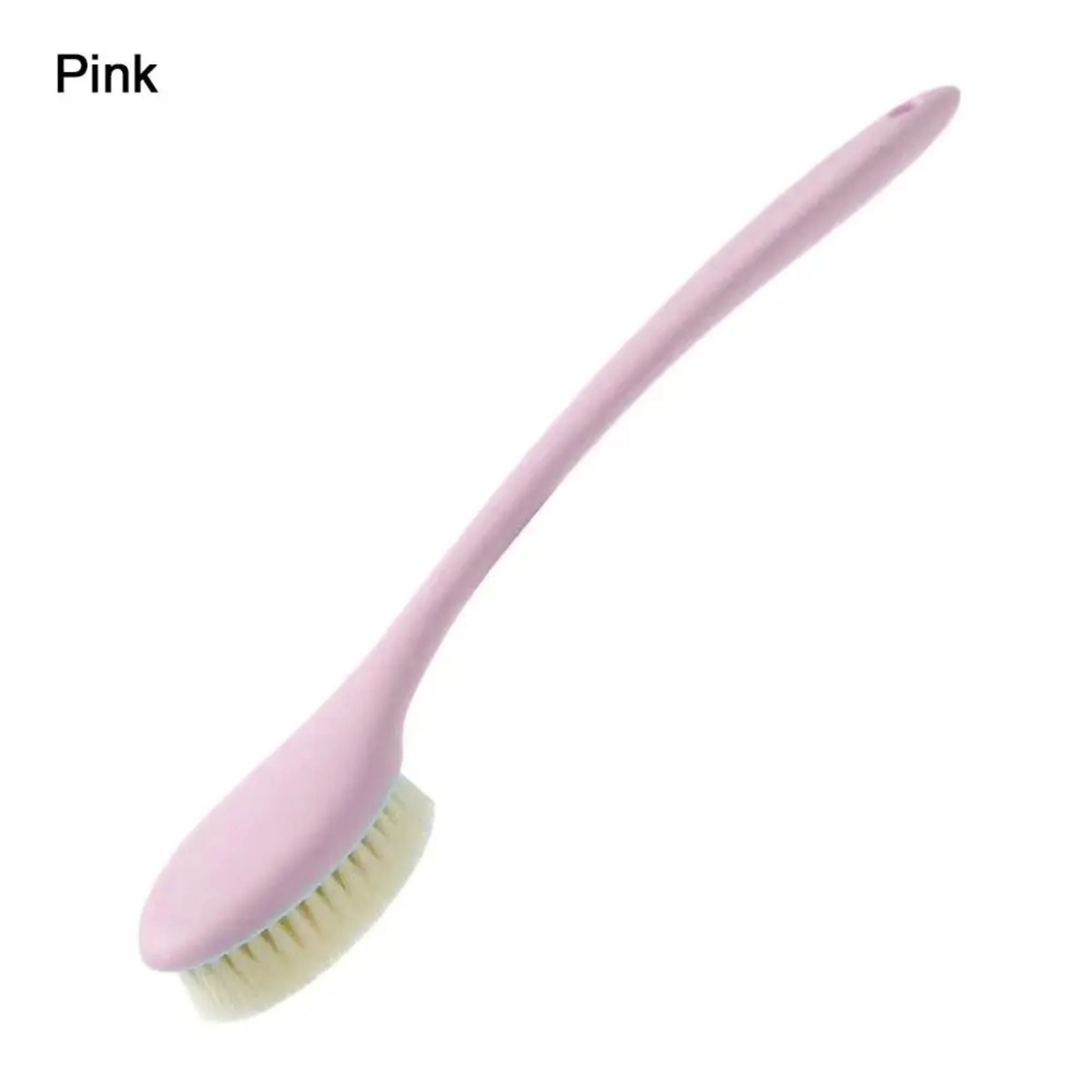 Long Handle Back Bath Brush Soft Bristle Shower Scrubber