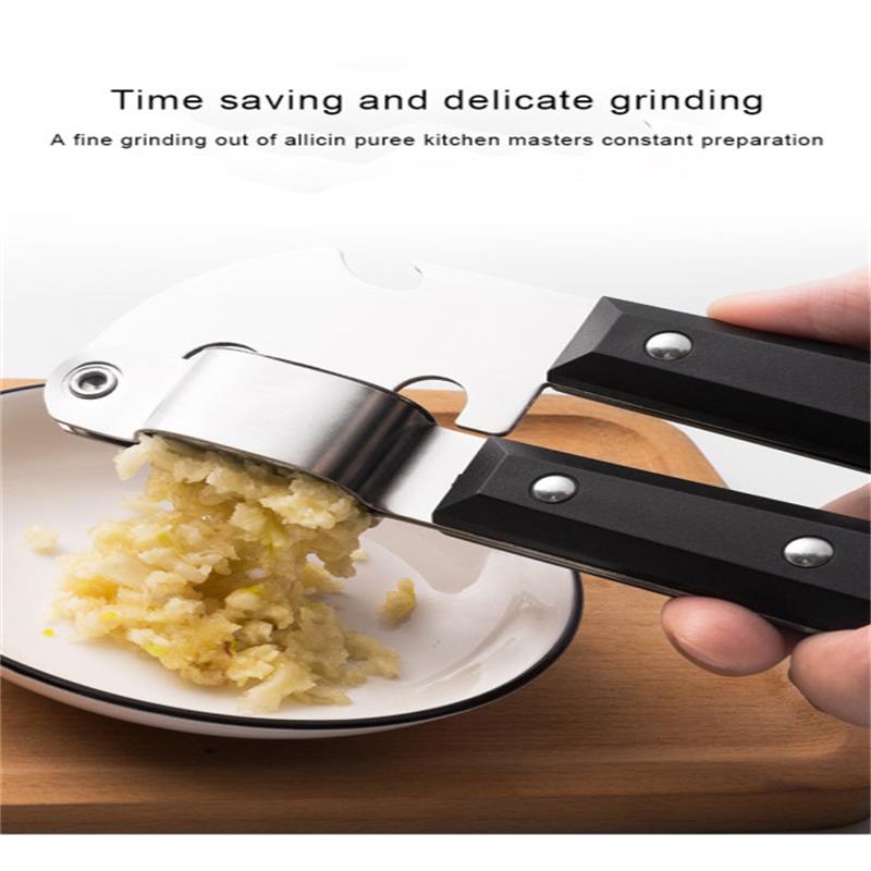 Creative Garlic Press Stainless Steel Manual Household Kitchen Tool