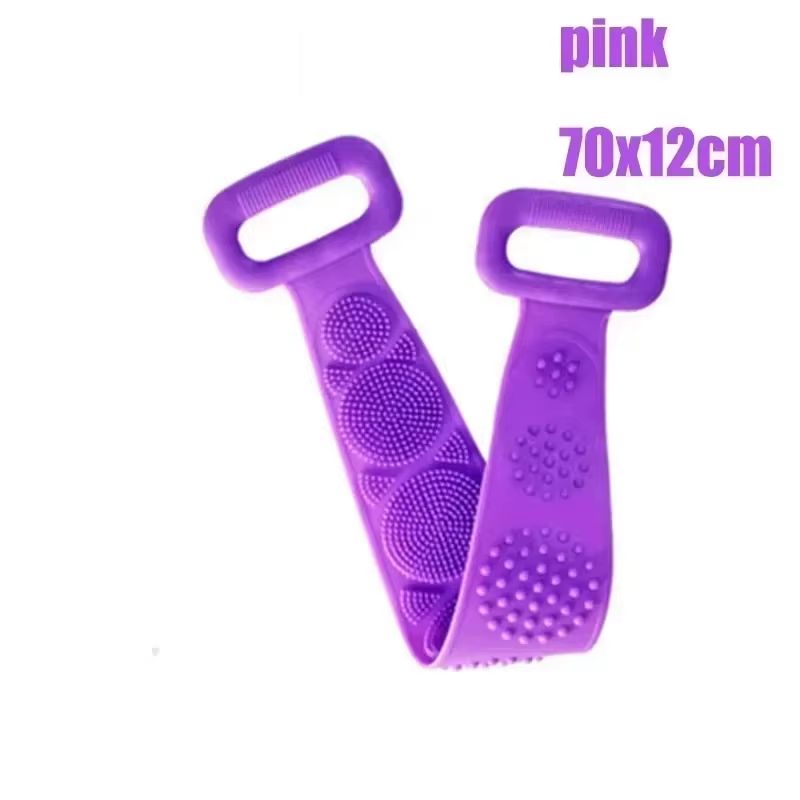 Silicone Foot Scrubber Mat Wall Mounted Shower Back and Foot Massage Cleaner