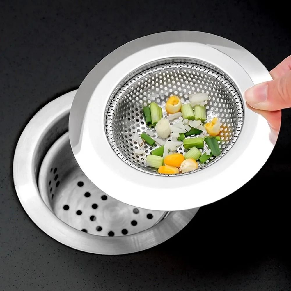 Stainless Steel Sink Strainer Drain Stopper for Kitchen and Bathroom