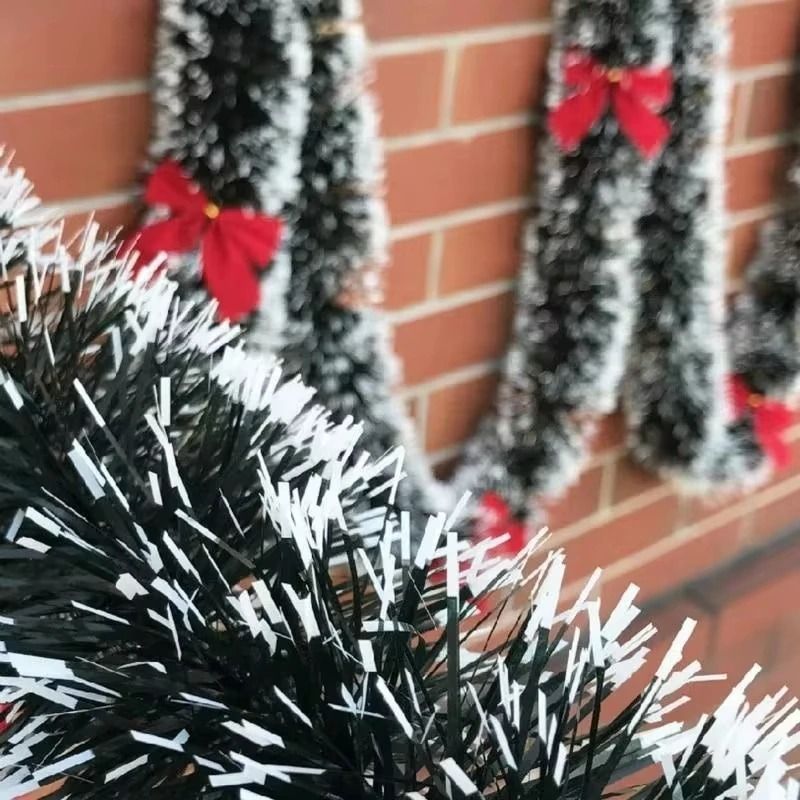 2m Christmas Ribbon Garland Decoration Bar Tops Ribbon Party Ornament