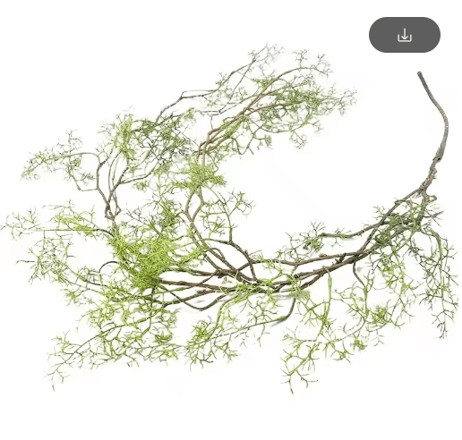 1.3M Artificial Hanging Vine Plant – Lush Green Wall Decor for Home & Lobby Styling