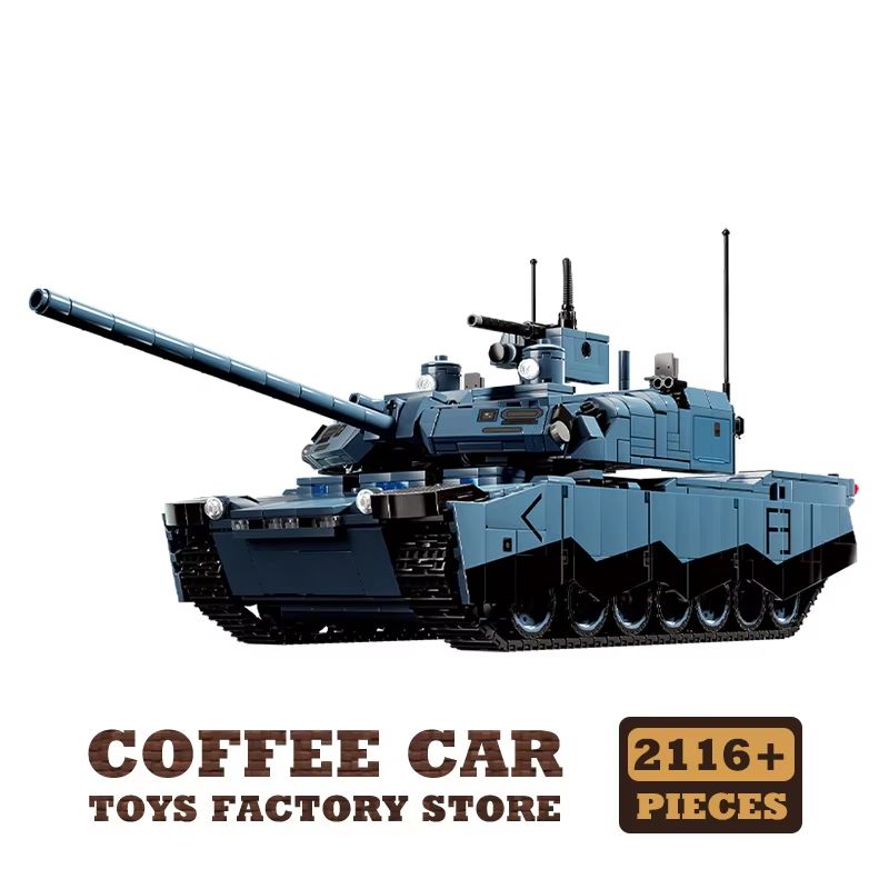 T-14 Main Battle Tank Building Blocks Set Military Model Toy