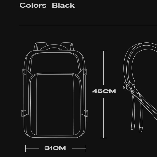 Large Capacity New Design Oxford Men Laptop Backpack, Business Waterproof Softback Backpack with USB Charging