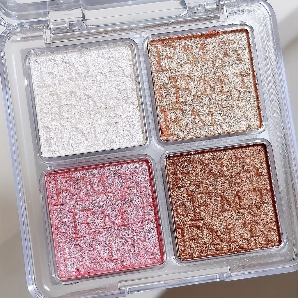 Waterproof Liquid Highlighter Palette Baked Powder Illuminator for Natural Glow & Shimmer