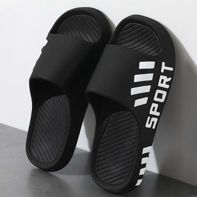 Summer Non-Slip Men Shower Slipper, Thick Sole Male Slides, Summer Fashion Slippers For Men, Indoor Outdoor Sandals