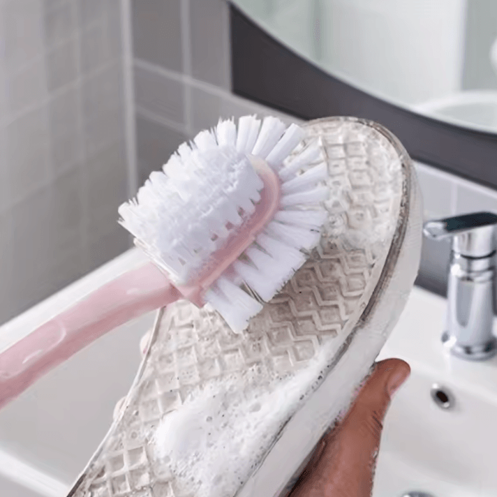 Five-Sided Shoe Cleaning Brush Multi-Function Double-Sided Circular 360-Degree Decontamination Household Shoe Care Tool