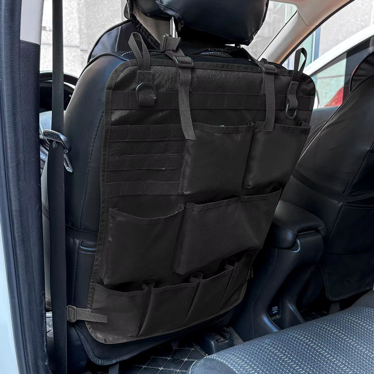 Tactical Camo Car Seat Organizer Hanging Seat Back Storage Bag with Multi-Pocket Tidying