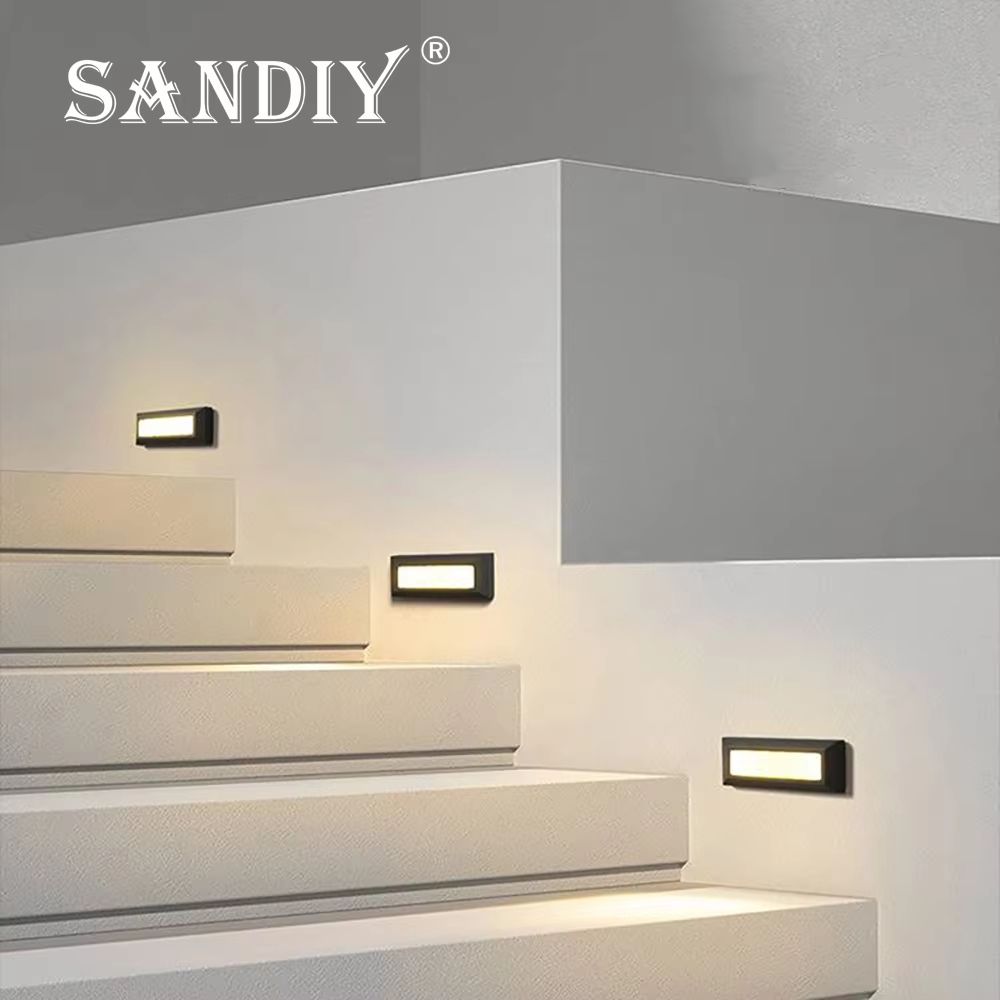 Waterproof Outdoor LED Stair Step Light 12V/110V/220V Wall Lamp for Garden & Terrace