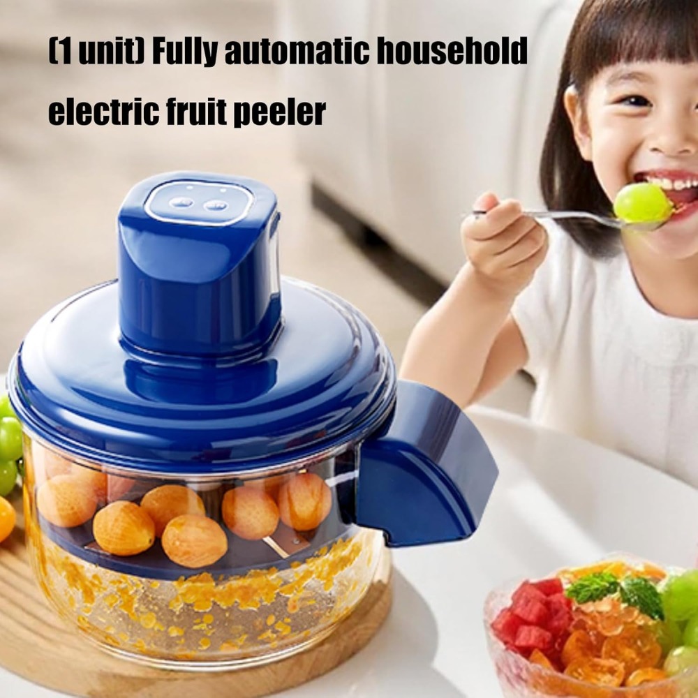 Automatic Grape Peeler, Electric Garlic Peeler, Rechargeable Fruit Kitchen Tool, Smart Commercial Fruit Machine